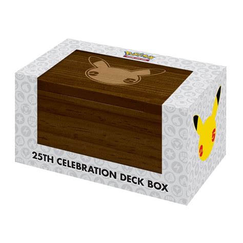 pokemon tcg metal box deck 2016|pokemon 25th celebration deck box.